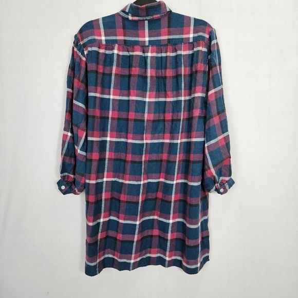 Victoria's Secret Gold Label Womens Flannel PJ Plaid Vintage Size S - Picture 7 of 7